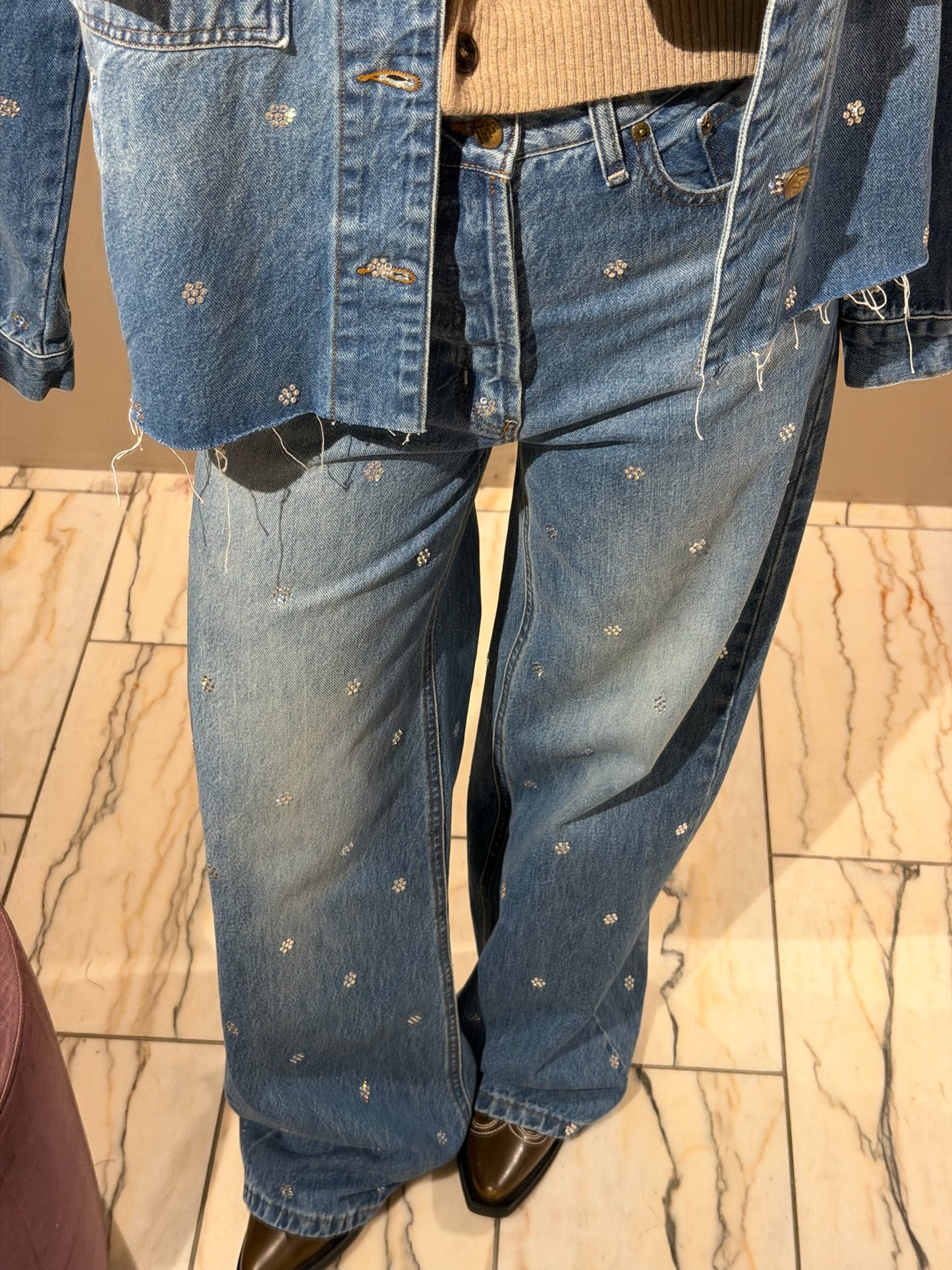 Lois Double Stone Crystal Skater Loose