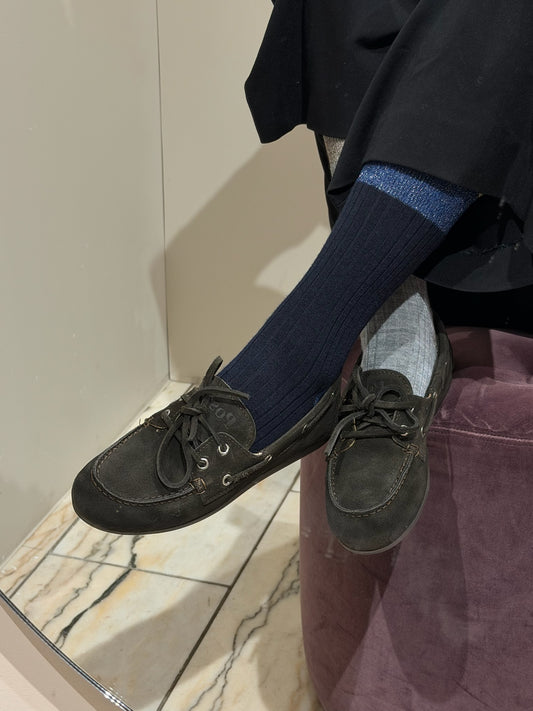 Berlino Short Socks Navy