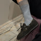 Berlino Short Socks Grau