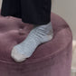 Berlino Short Socks Grau