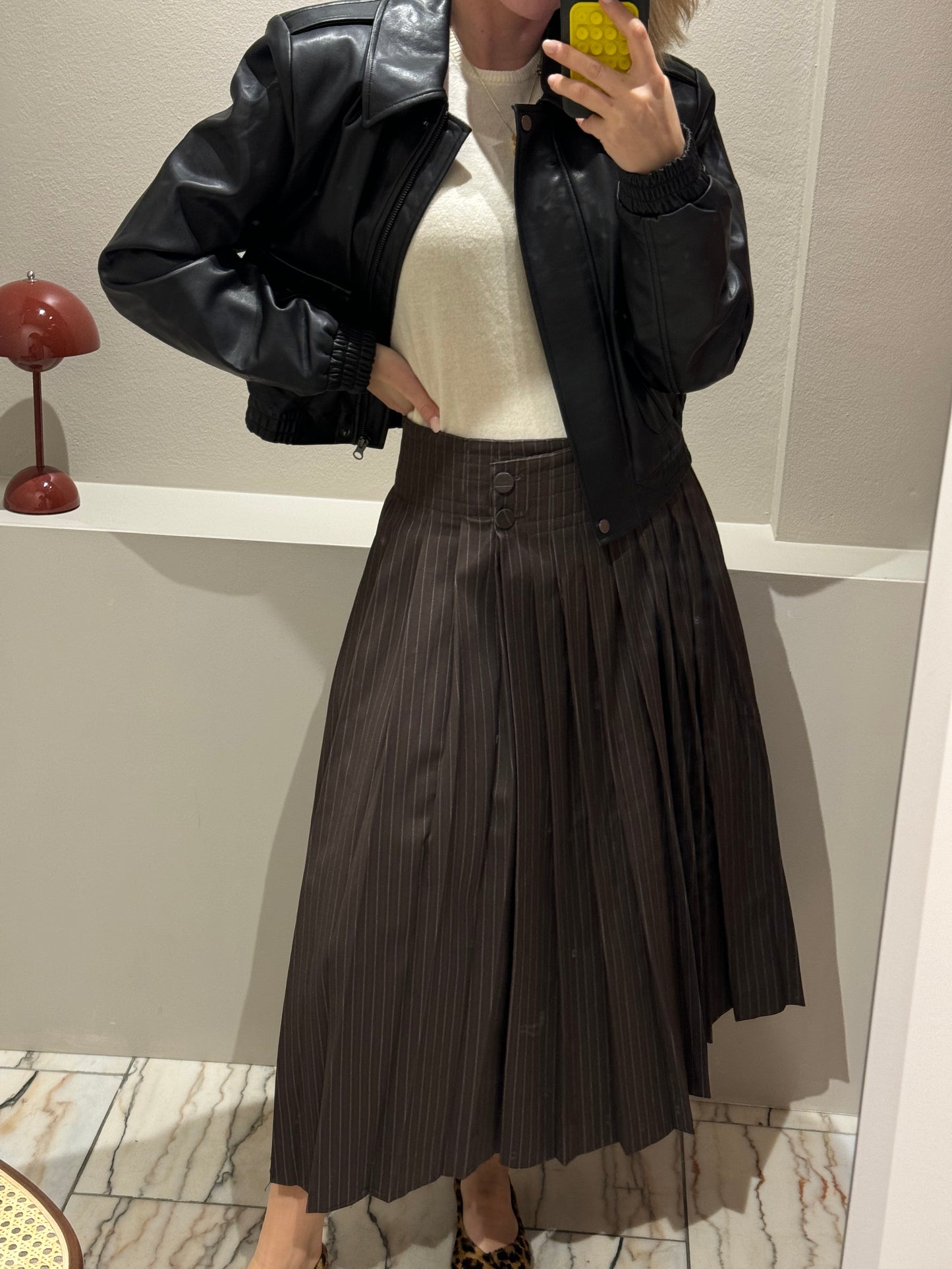 Remain Pleated Skirt