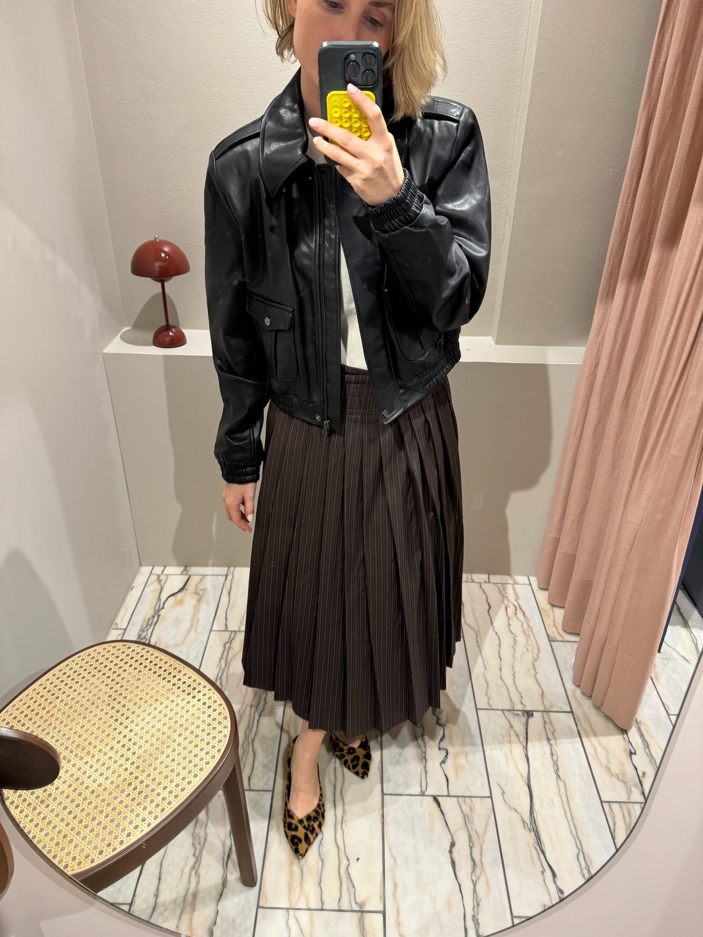 Remain Pleated Skirt