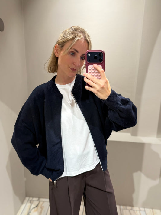 Jackie Strickjacke Navy