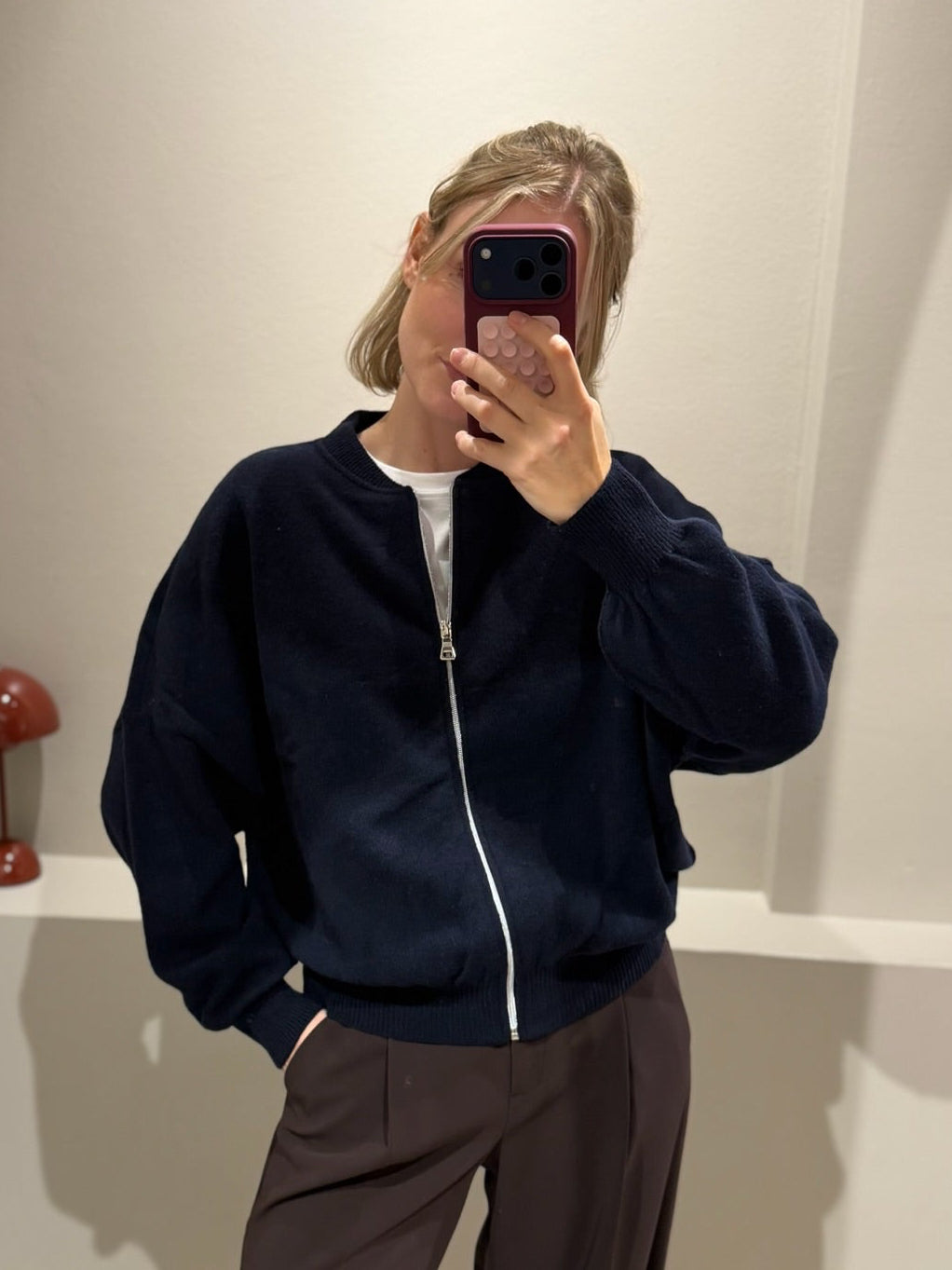 Jackie Strickjacke Navy