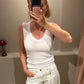 Modström Igormd V-Neck Top White