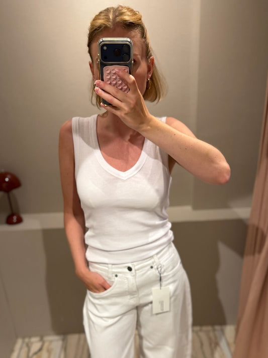 Modström Igormd V-Neck Top White