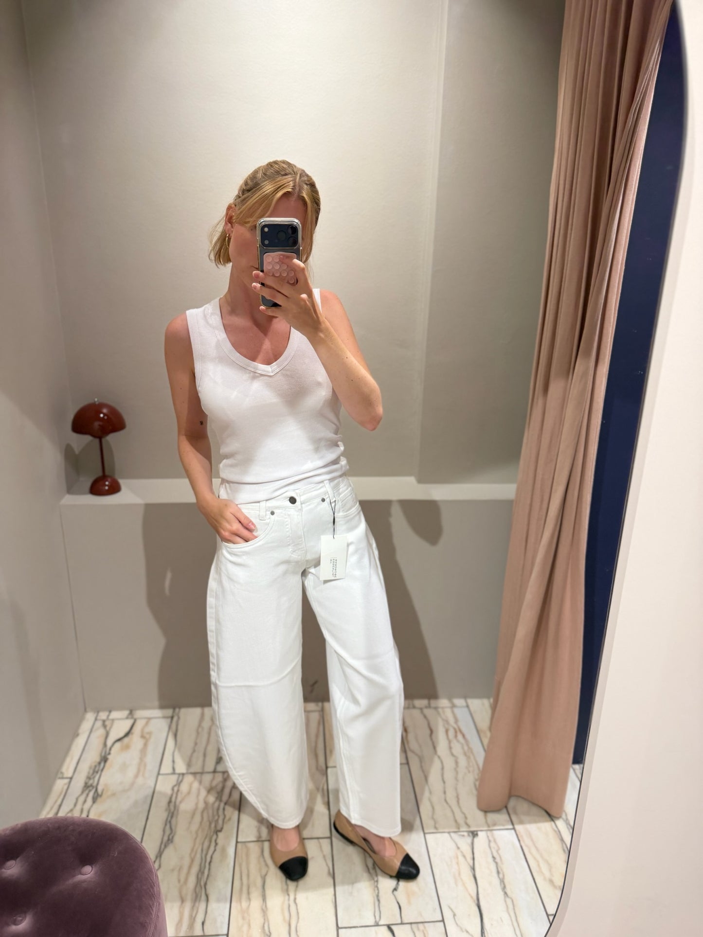 Modström Igormd V-Neck Top White