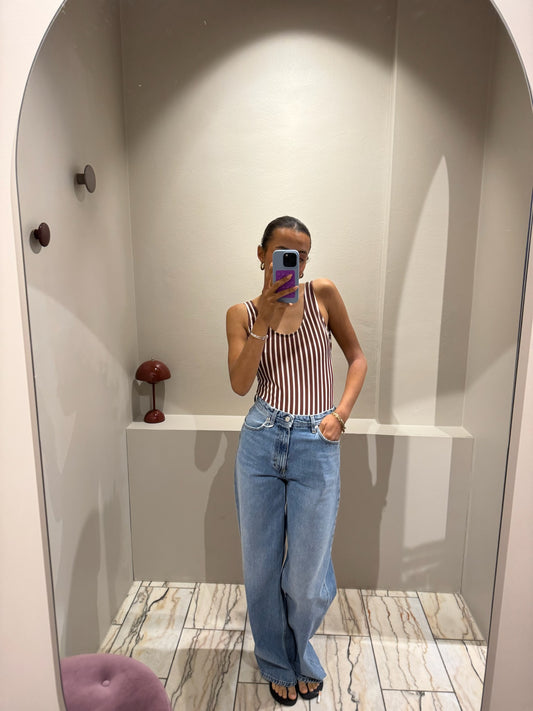 H2O Striped Swim Suit