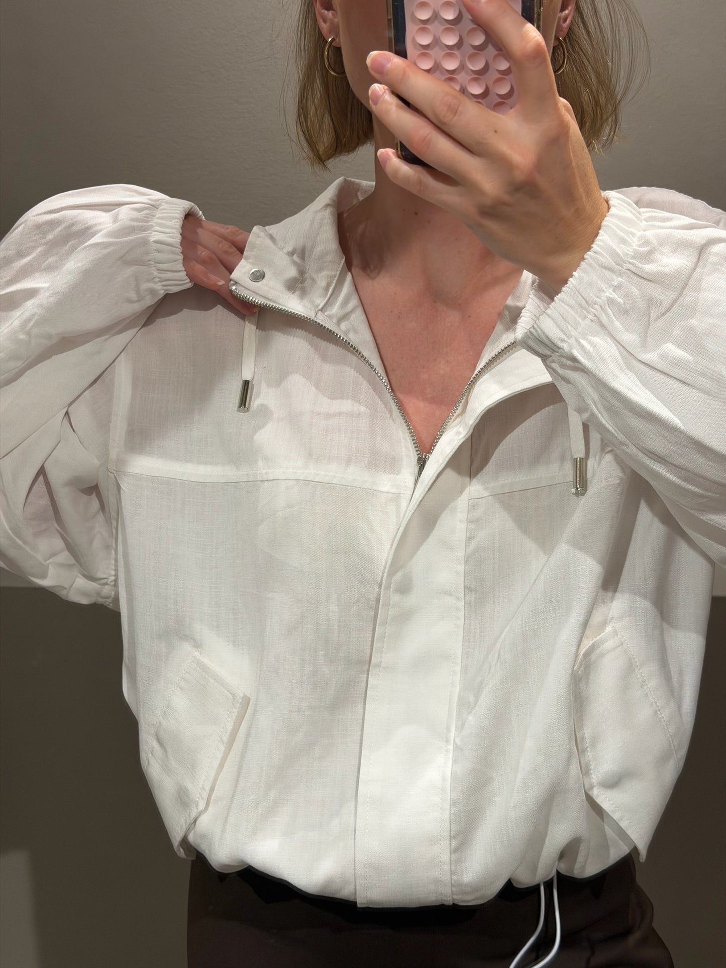 gennyfromtheblog Resort Linen Jacket Salt