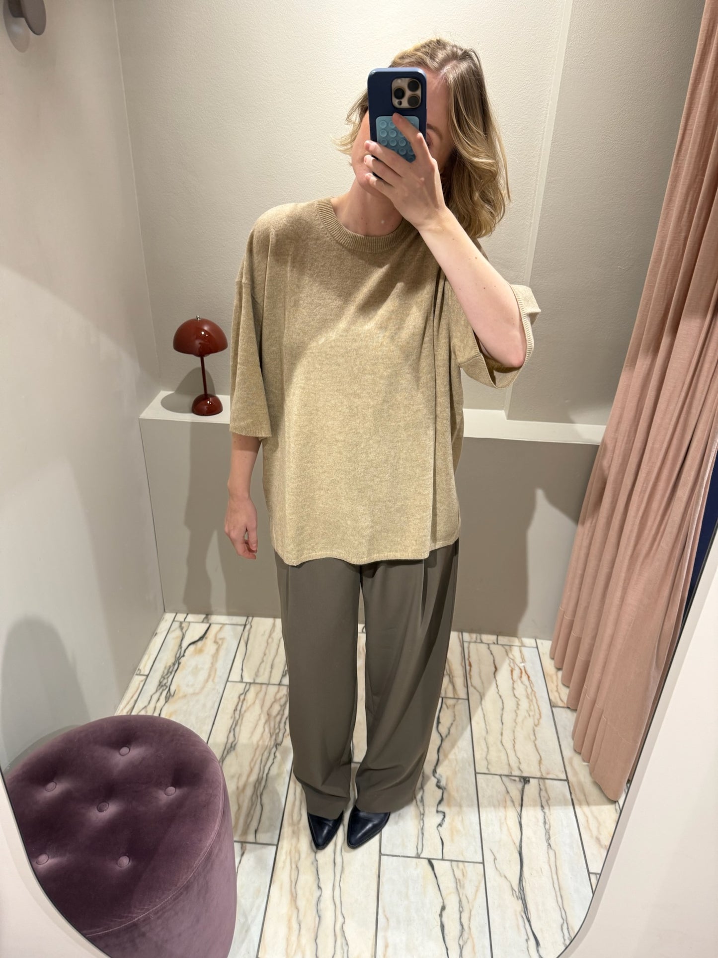 The Garment Como Oversized Tee Camel