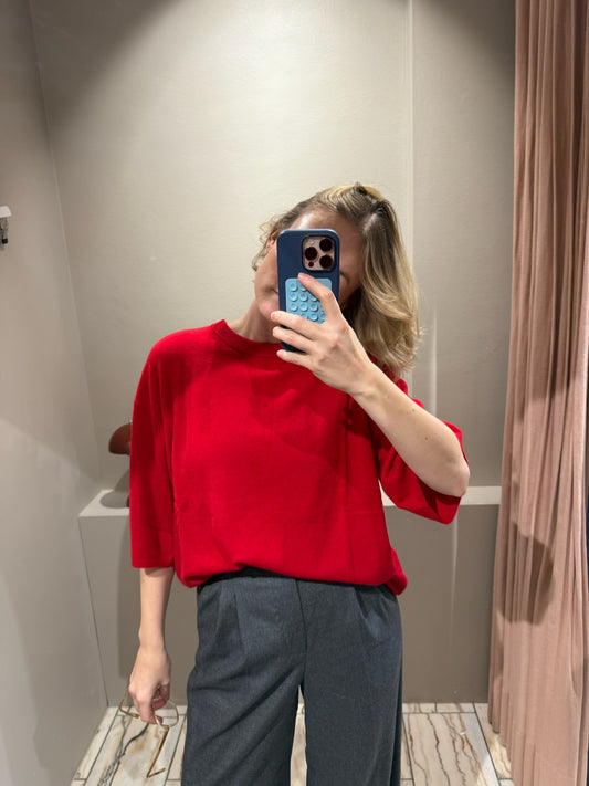 The Garment Como Oversized Tee Red