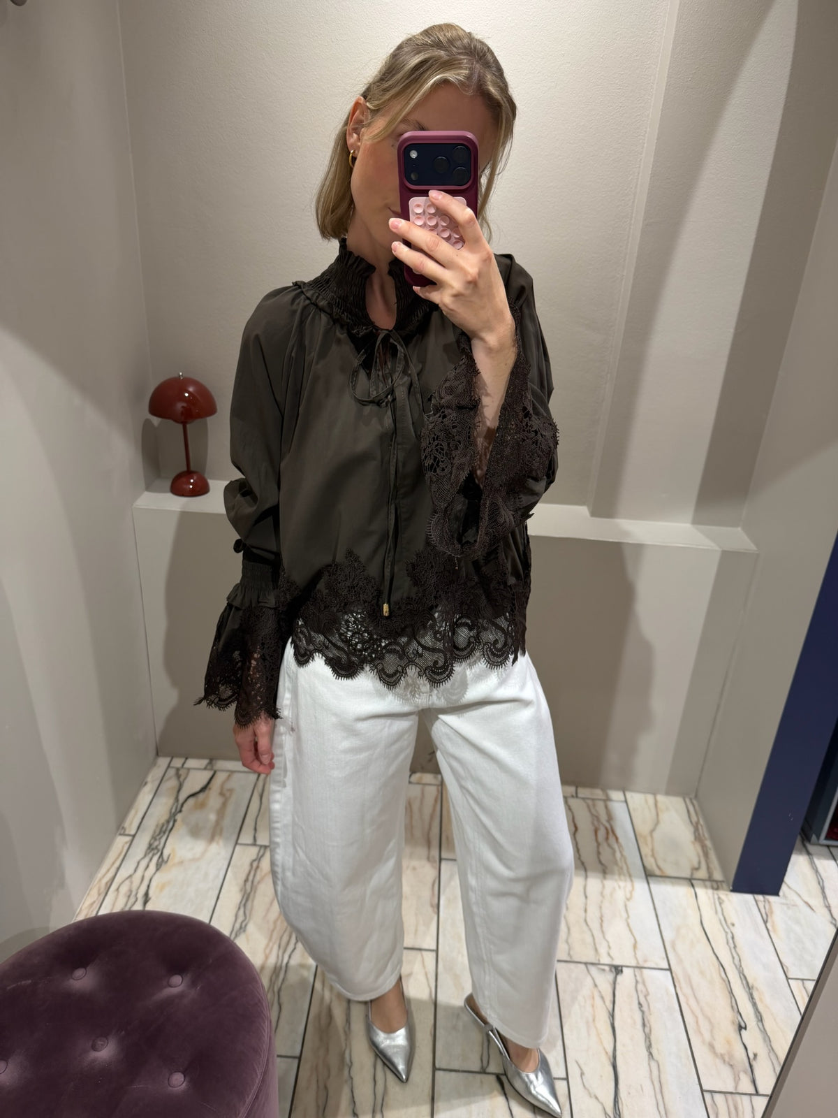g-Bluse Midnight Lace