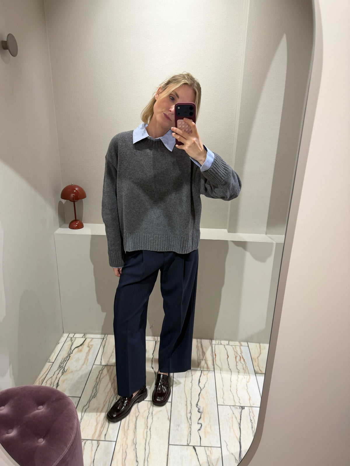 Ophra Pullover Grau