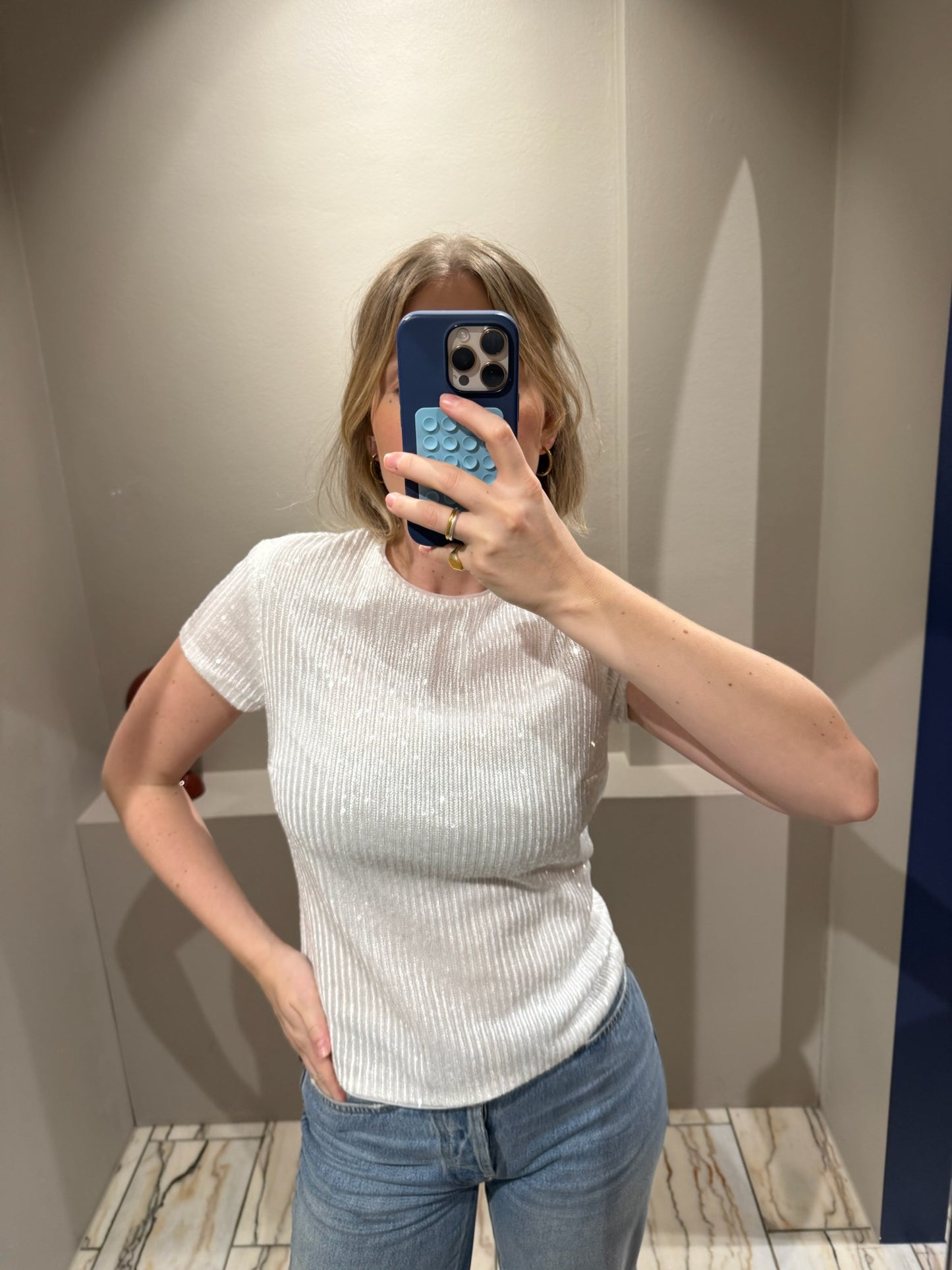 Rotate Sequins T-Shirt