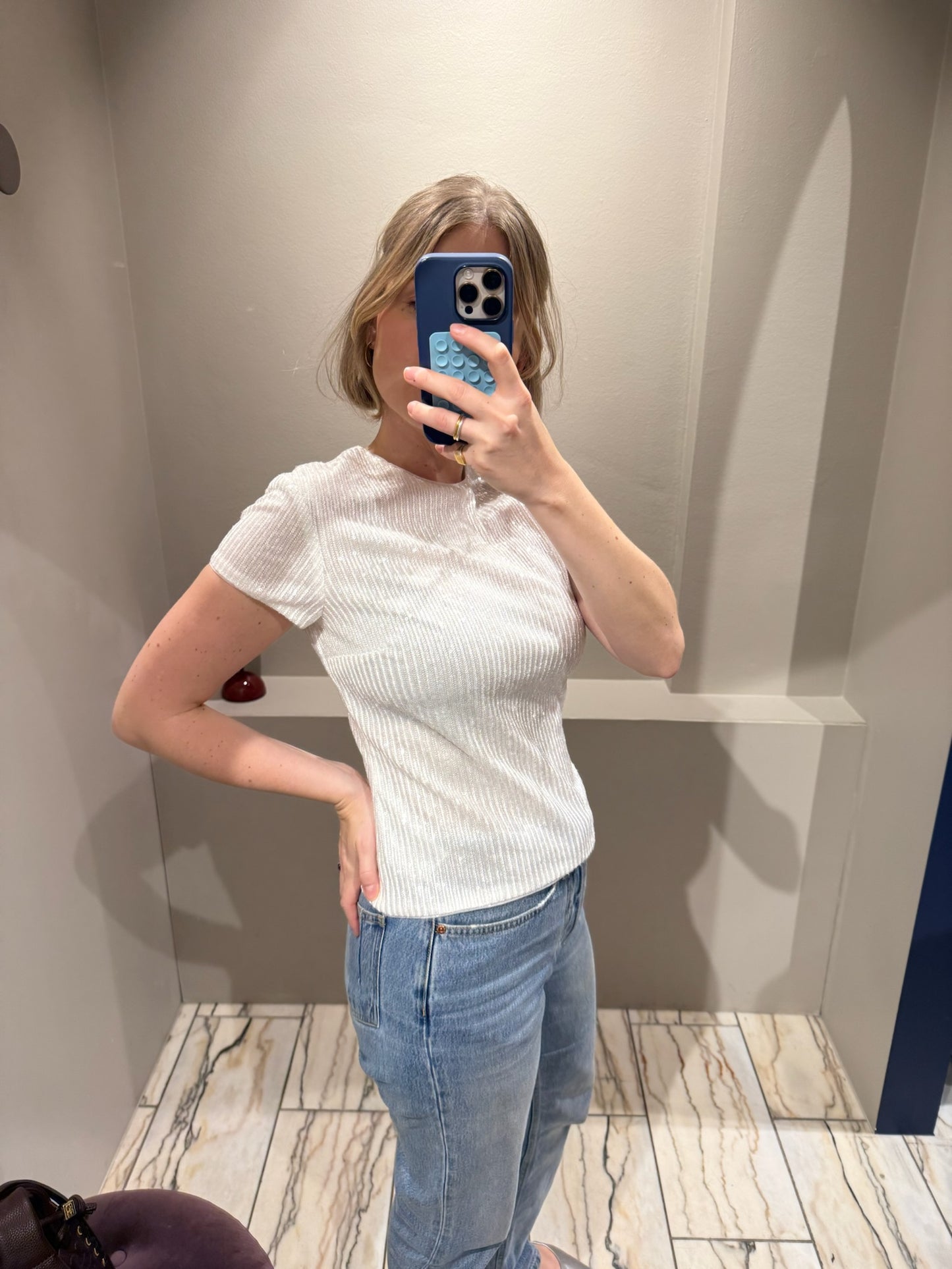 Rotate Sequins T-Shirt