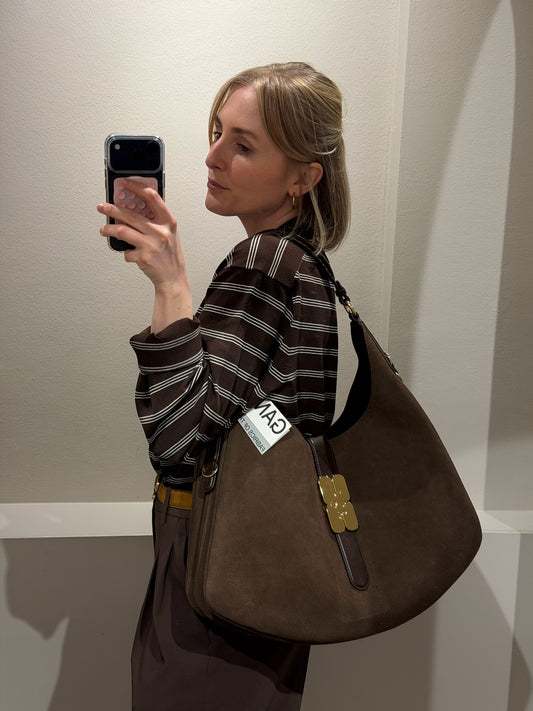 GANNI Kat Large Suede