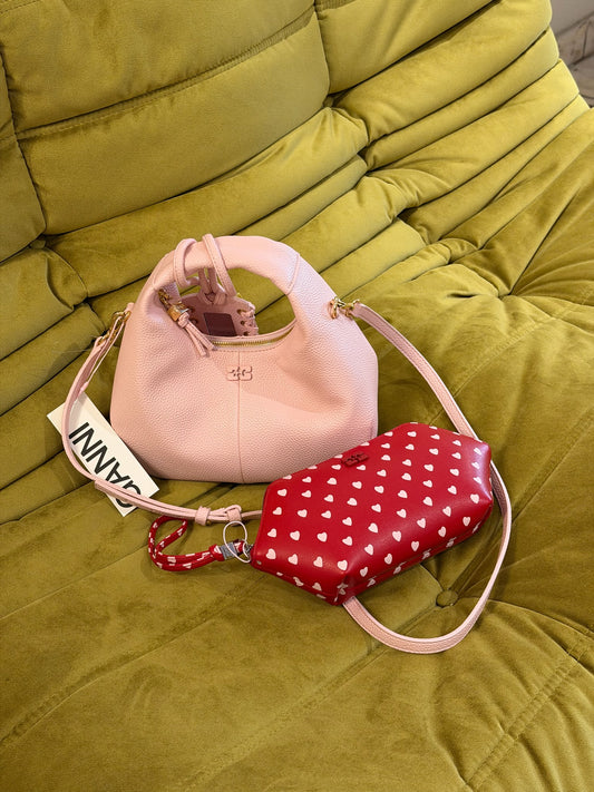 GANNI Hobo Mini Grained