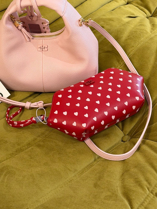 GANNI Bou Make Up Pouch Printed Barbados Cherry