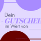 Geschenkgutschein
