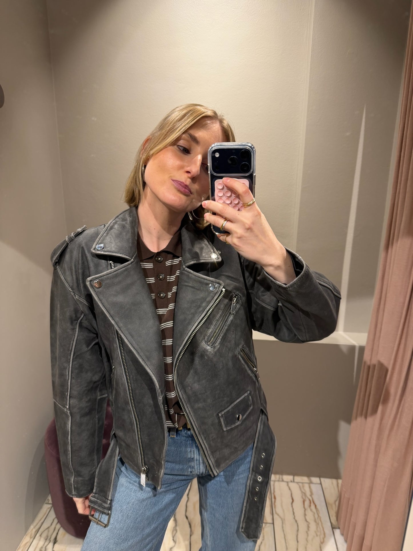 My Essential Wardrobe 01 Gilo Leather Jacket