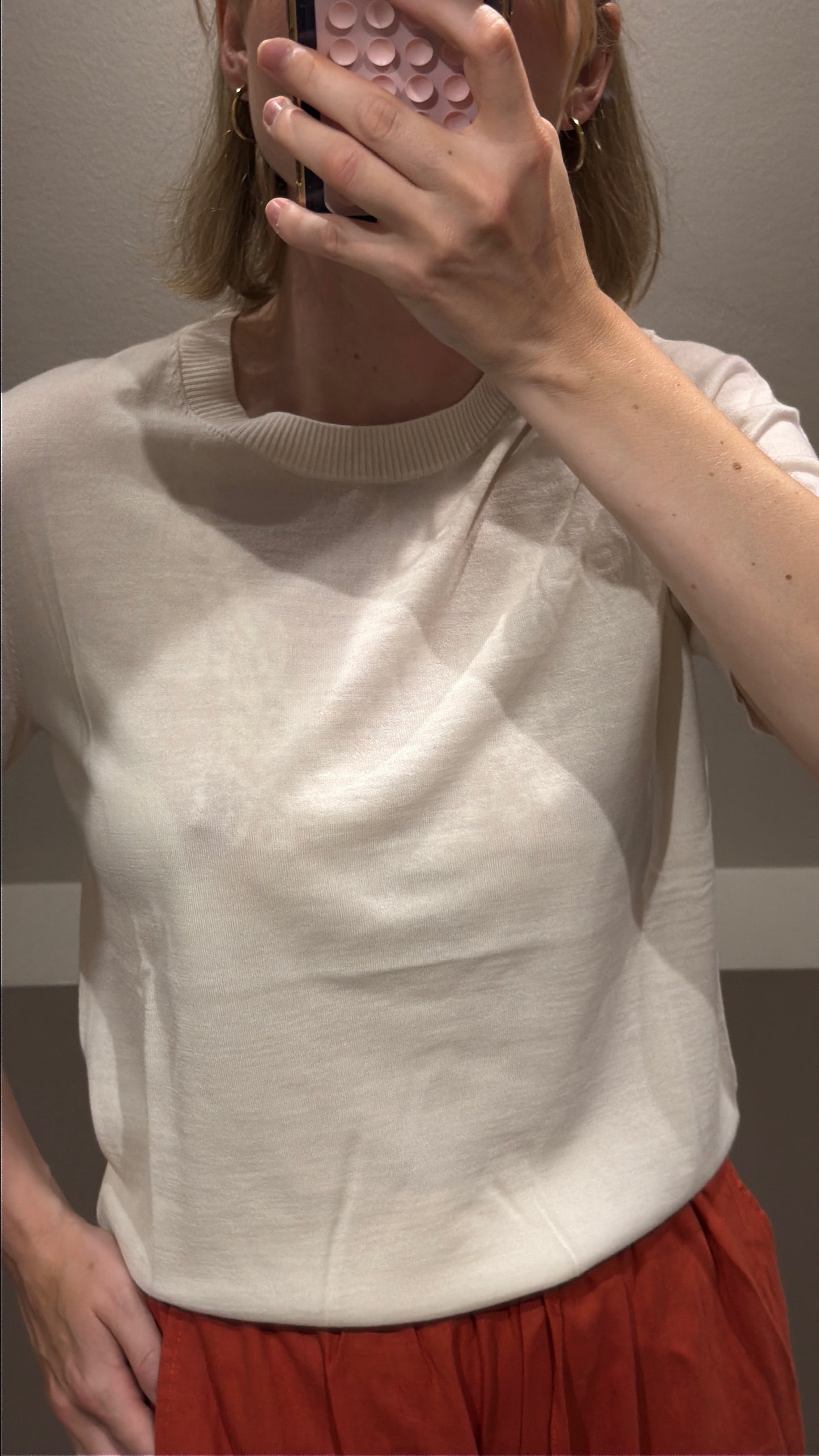 G-Strickshirt Creme