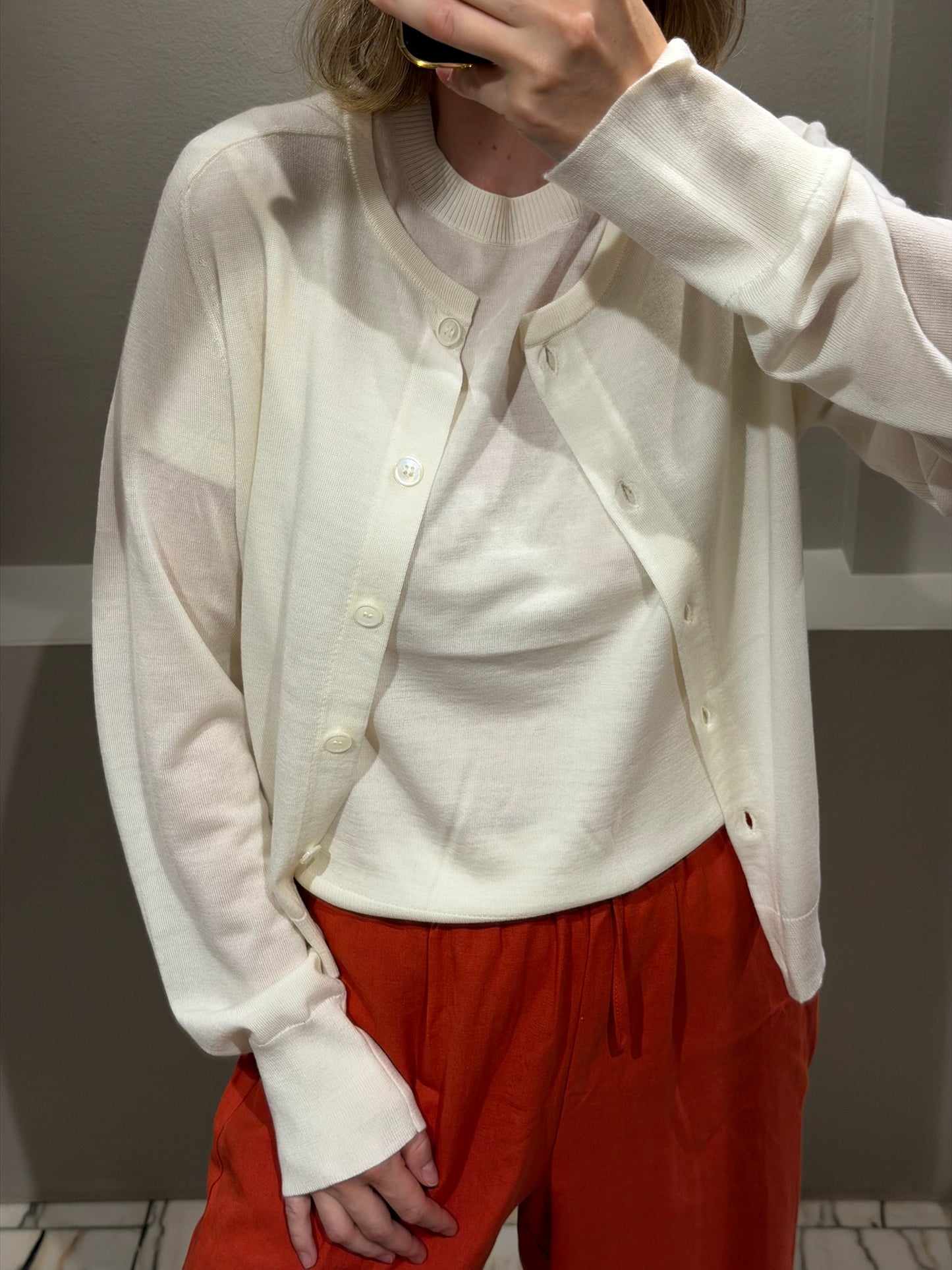 G-Cardigan Creme