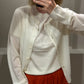 G-Strickshirt Creme