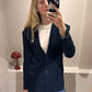 g-Blazer Belted Navy