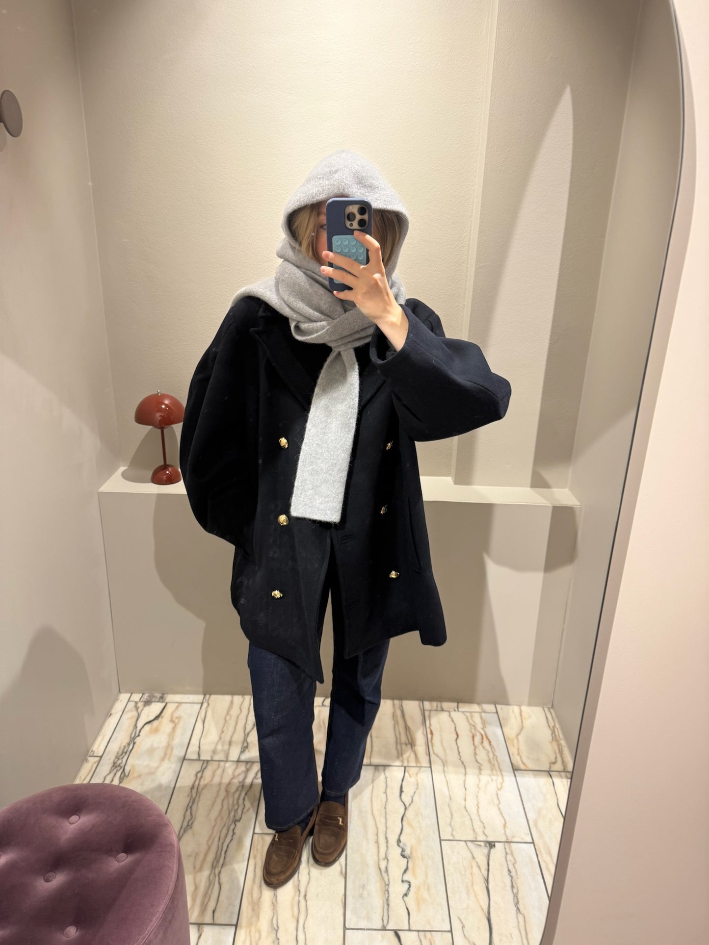 Rotate Sunday Knit Hood Scarf