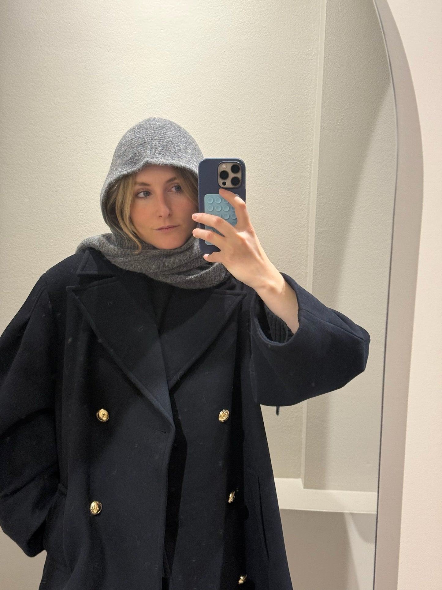 GANNI Soft Wool Balaclava