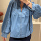 Ba&Sh Lay Bluse Denim