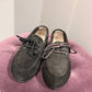 Boat Loafer Suede Charcoal