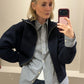 North Zip Strickjacke Navy