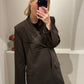 g-Blazer Chocolate Pinstripes