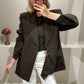 g-Blazer Chocolate Pinstripes