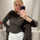 g-Sheer Longsleeve Chocolate