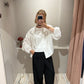 Noa Crop Hose Schwarz