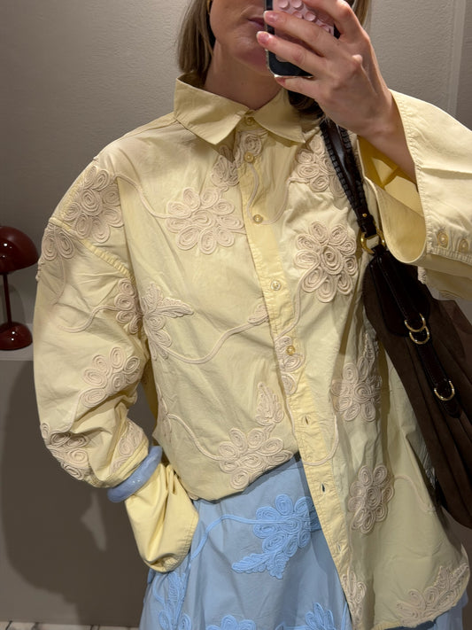 Rotate Flower Oversized Shirt