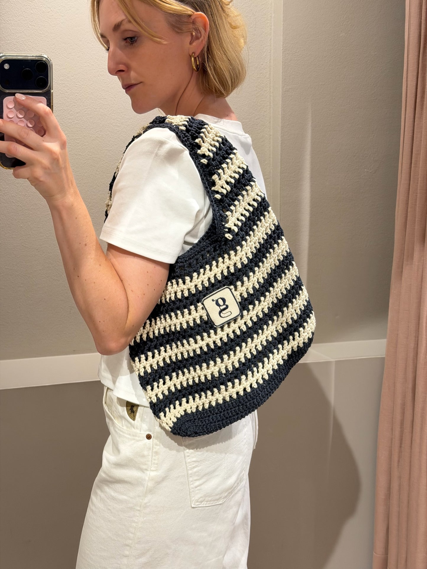 Maxi g-Bag Striped Blue