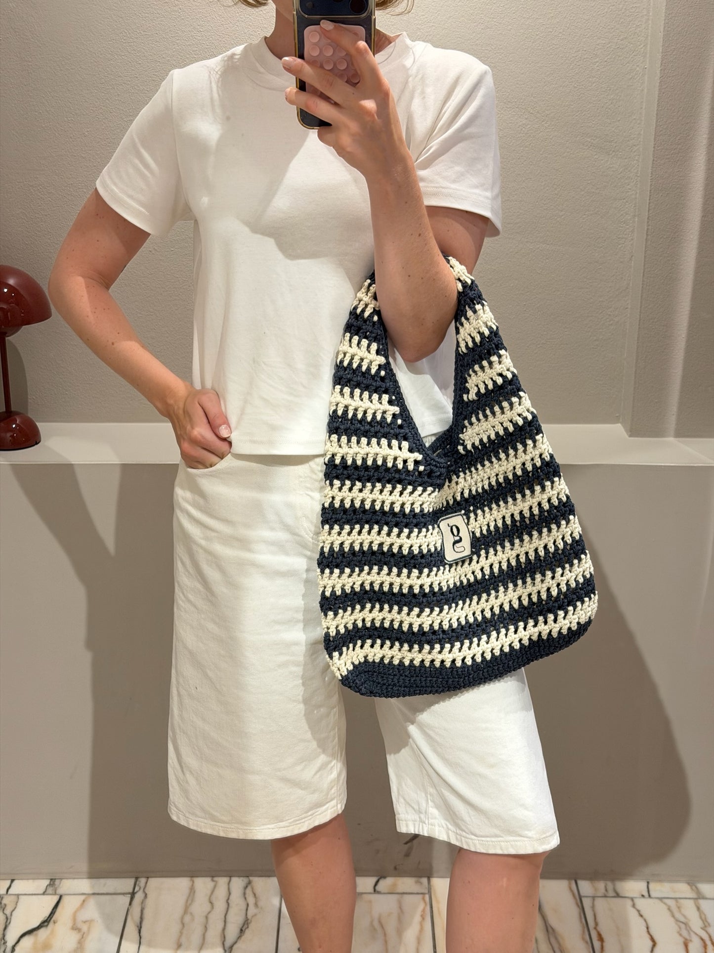 Maxi g-Bag Blue Striped