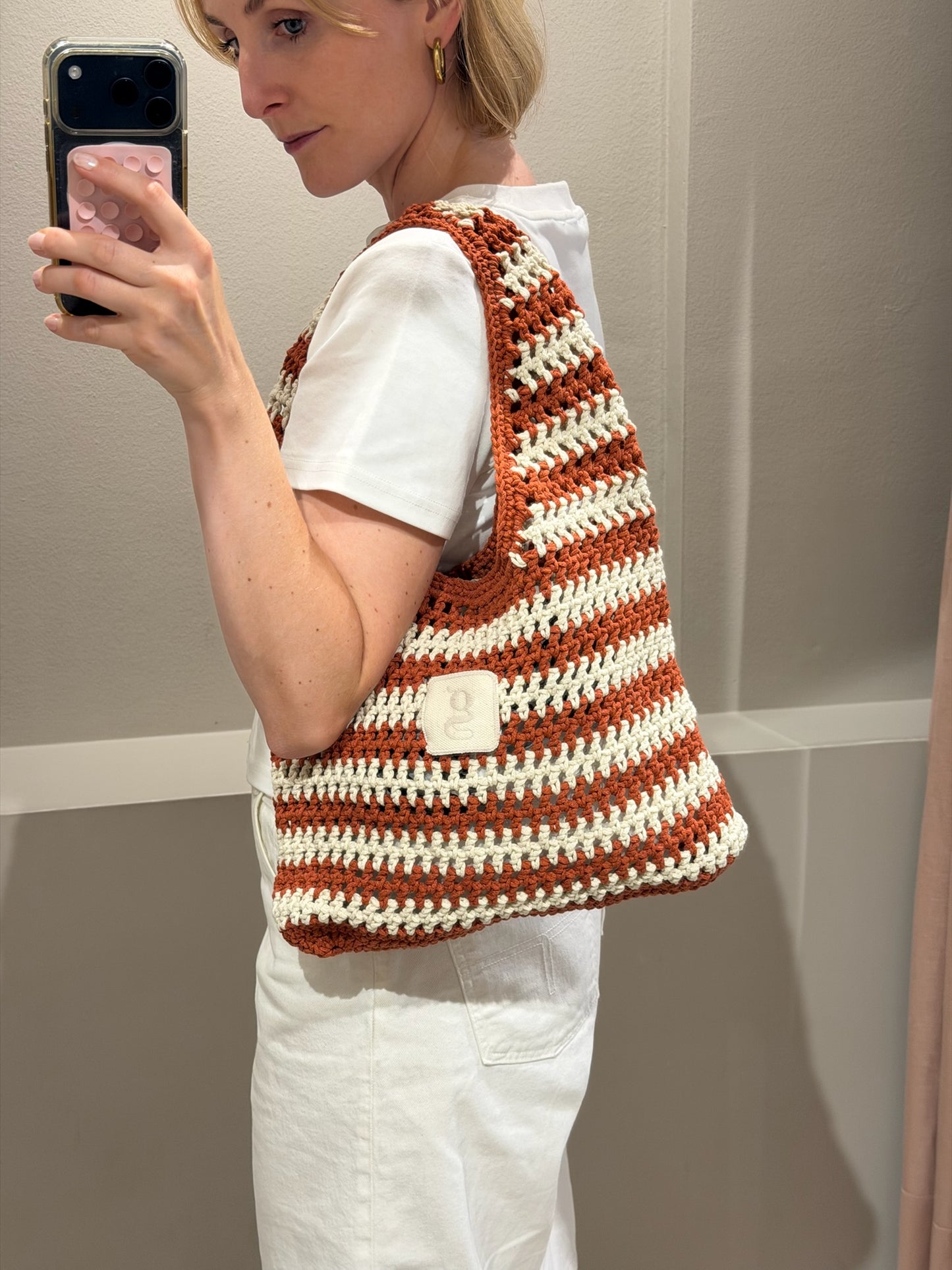 Maxi g-Bag Striped Orange