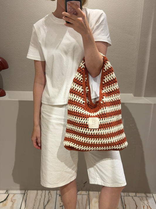 Maxi g-Bag Striped Orange