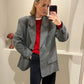 Paula Blazer Grau
