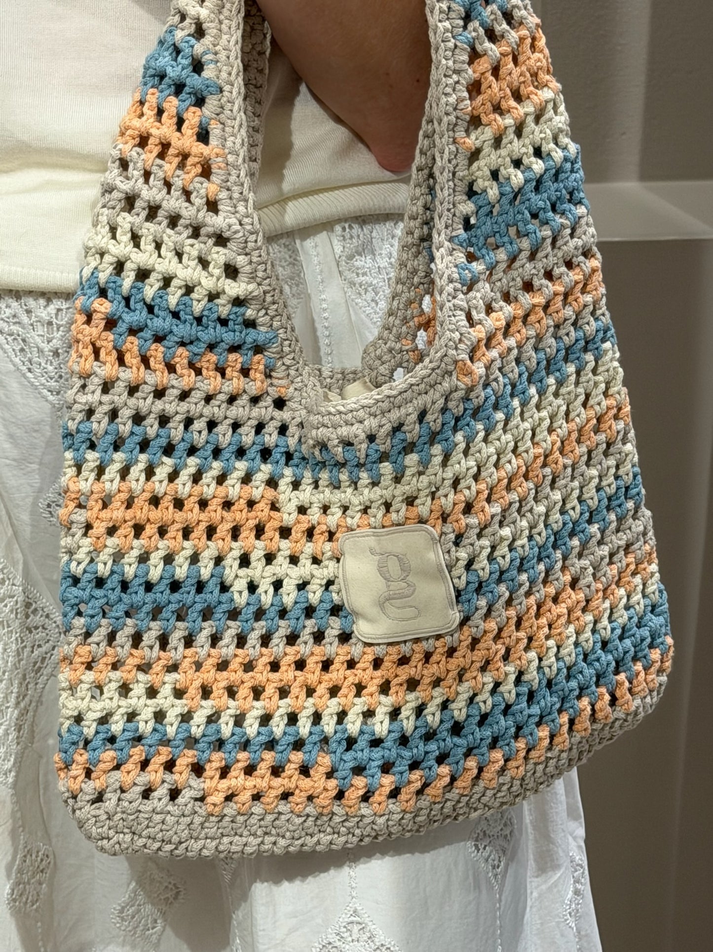 Midi g-Bag Peach Striped