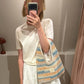 Midi g-Bag Peach Striped