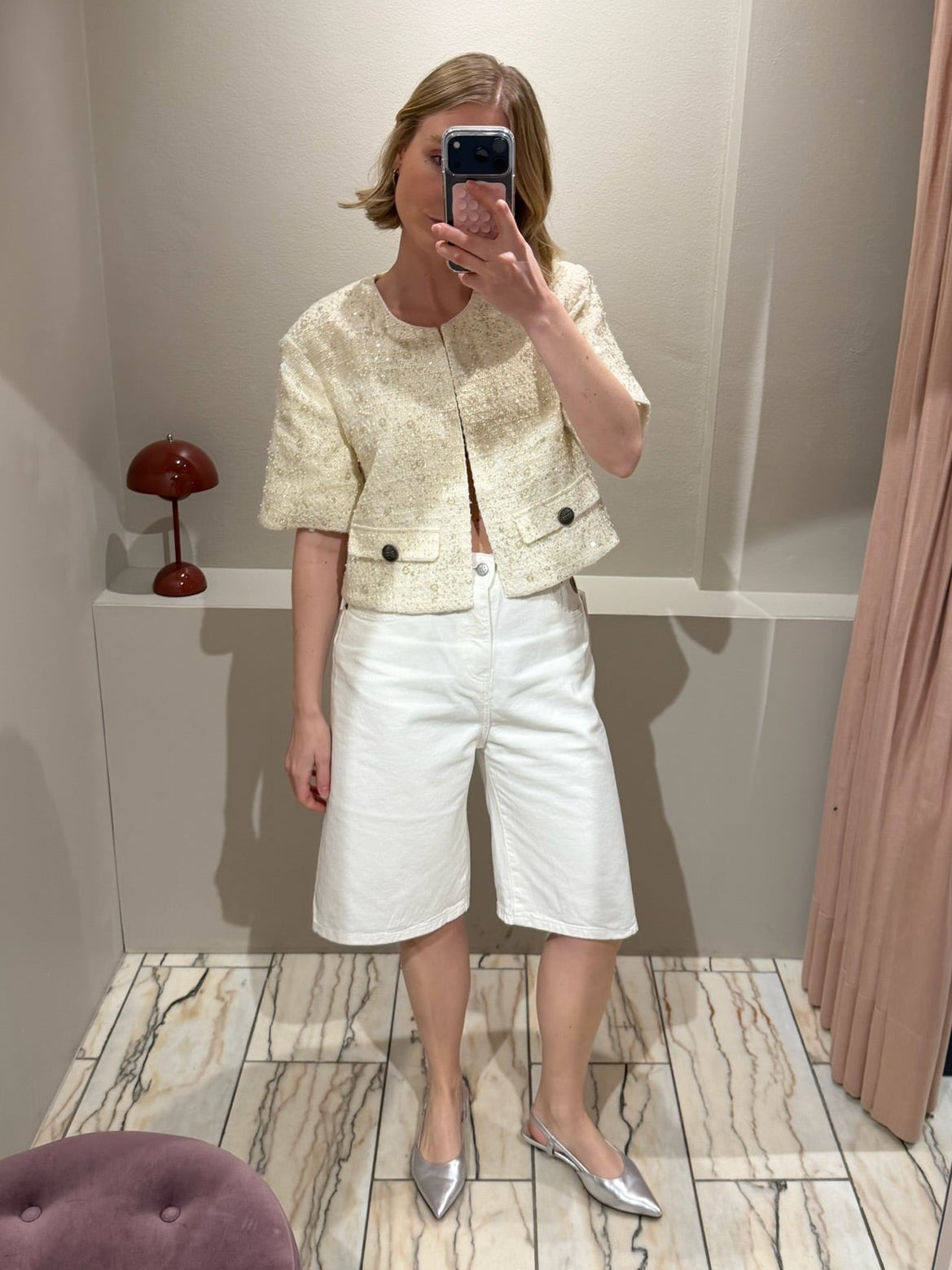 LOIS Camille Short White