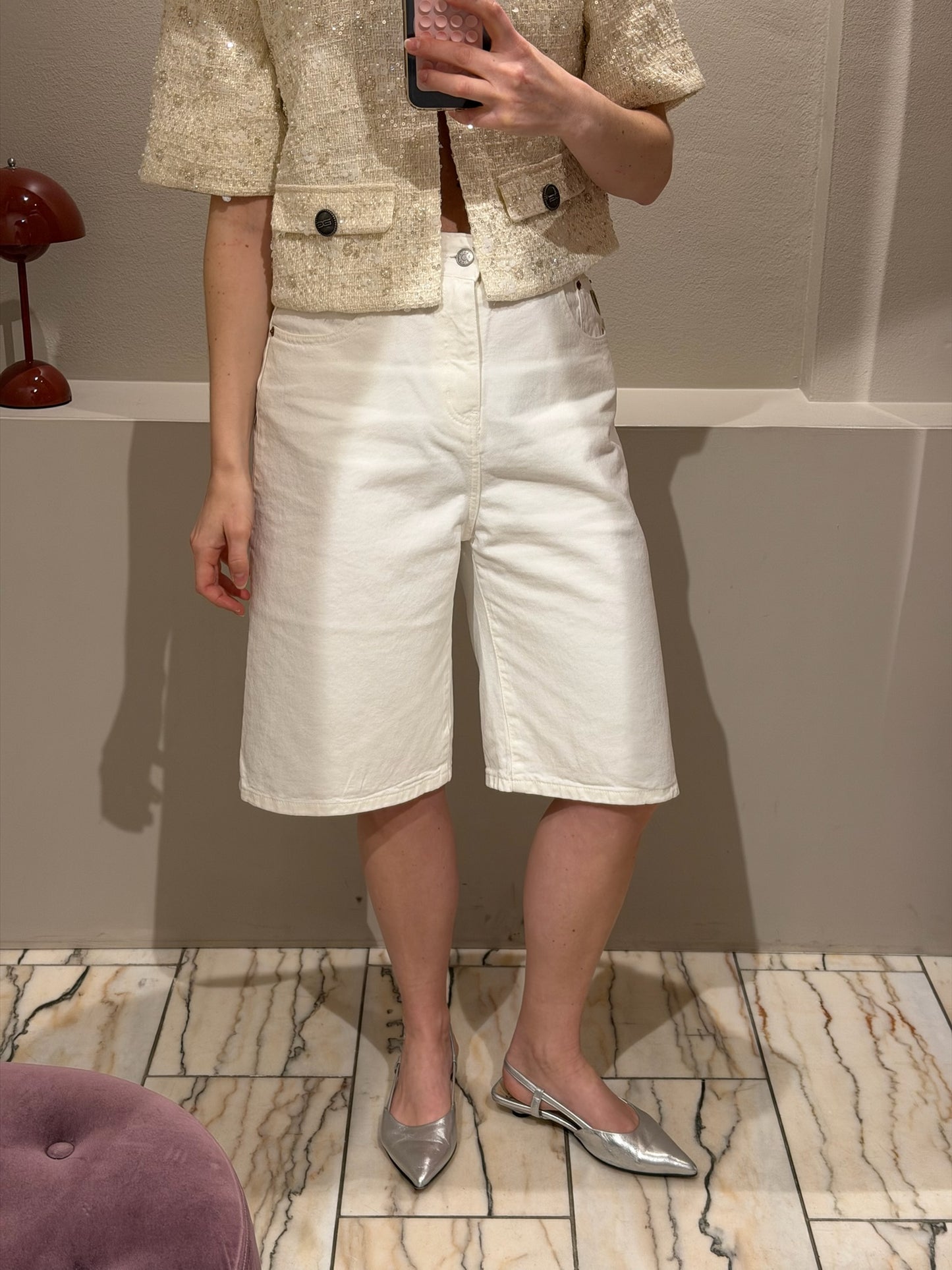 LOIS Camille Short White