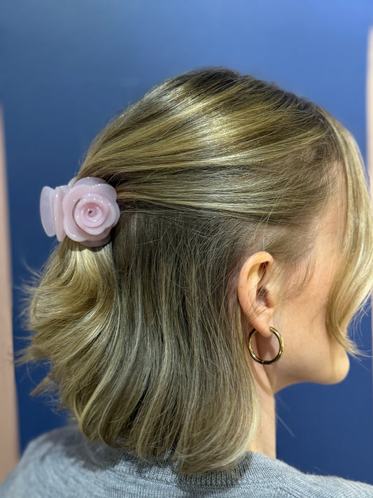 SUI AVA Rose Hairclip mittel Rose
