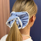 Sui Ava Blueberry Lace Scrunchie