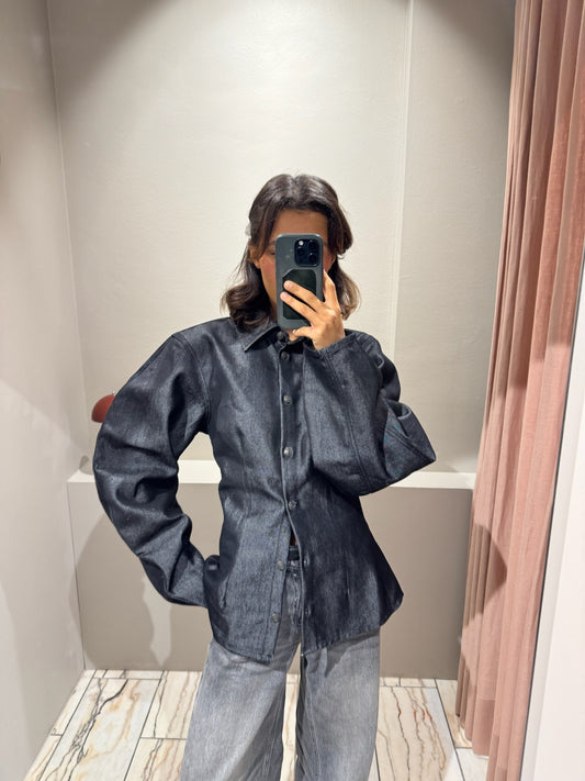 Rotate Denim Fitted Shirt